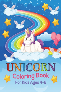 Unicorn Coloring Book for Kids Ages 4-8