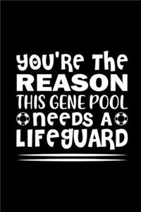 Funny Lifeguard Notebook