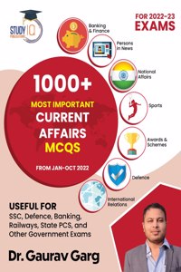 1000+ Most Important Current Affairs MCQs for 2022-2023 by Dr. Gaurav Garg | Current Affairs Book Jan-Oct 2022