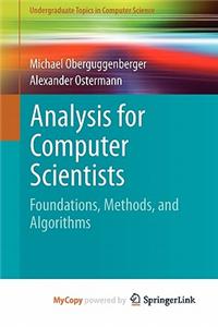 Analysis for Computer Scientists