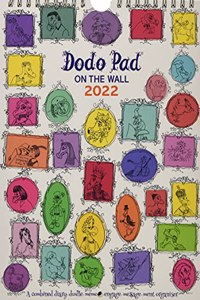 Dodo Wall Pad 2022 - Calendar Year Wall Hanging Week to View Calendar Organiser