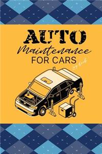 Auto Maintenance logbook for Cars