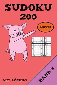Sudoku 200 Schwer Mit Lösung Band 3