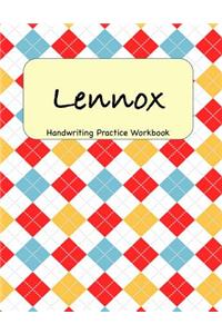 Lennox - Handwriting Practice Workbook