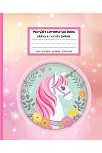 Primary Composition Book Grades K-2 Story Journal