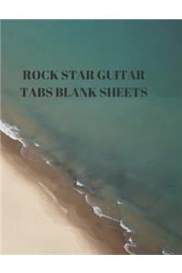 Rock Star Guitar Tabs Blank Sheets