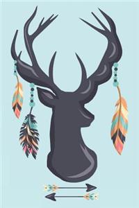 Boho Antler Notebook