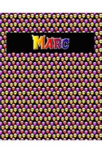 120 Page Handwriting Practice Book with Colorful Alien Cover Marc