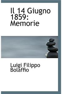 Il 14 Giugno 1859