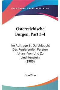 Osterreichische Burgen, Part 3-4