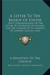 Letter to the Bishop of Exeter