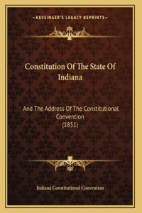 Constitution Of The State Of Indiana