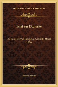 Essai Sur L'Autorite