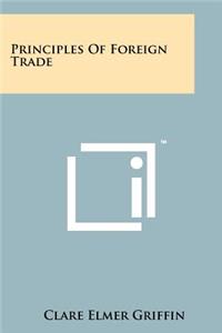 Principles of Foreign Trade