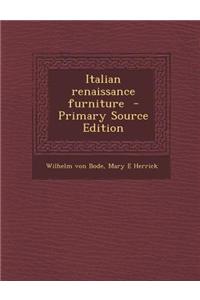 Italian Renaissance Furniture
