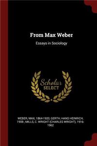 From Max Weber