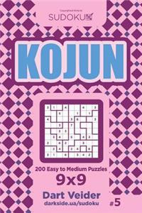 Sudoku Kojun - 200 Easy to Medium Puzzles 9x9 (Volume 5)