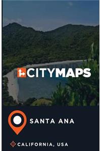 City Maps Santa Ana California, USA