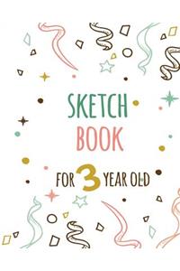 Sketch Book For 3 Year Old
