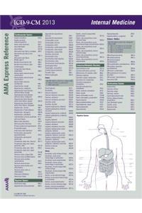 ICD-9-CM 2013 Express Reference Coding Card Internal Medicine