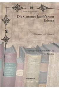 Die Canones Jacob's von Edessa