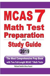 MCAS 7 Math Test Preparation and Study Guide