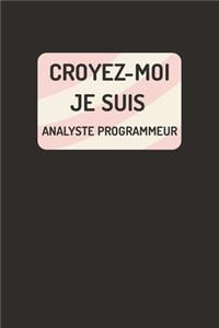 Croyez-moi je suis Analyste programmeur