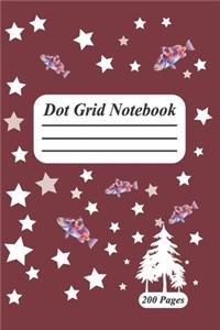 Dot grid paper composition notebook
