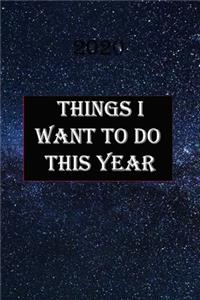 Things I Want to Do This Year