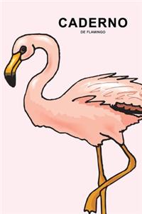 Caderno de flamingo