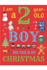 I Am a 2 Year-Old Boy Christmas Book