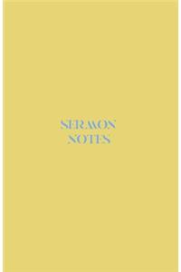 Sermon Notes