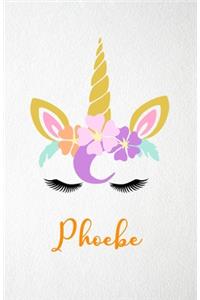 Phoebe A5 Lined Notebook 110 Pages