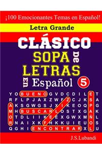 CLÁSICO SOPA De LETRAS En Español; 5