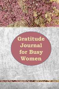 Gratitude Journal for Busy Women
