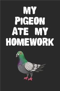 My Pigeon Ate My Homework Notebook