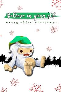 Christmas composition notebook