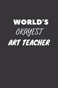 World's Okayest Art Teacher Notebook