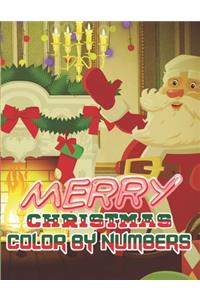 Merry Christmas Color By Numbers
