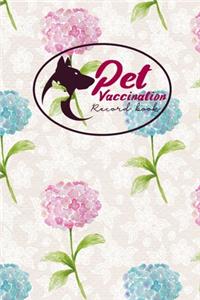 Pet Vaccination Record Book