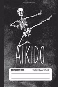 Aikido Composition Book Wide Ruled 100 pages (7.44 x 9.69)