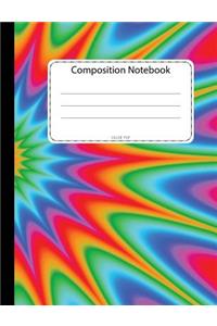 Composition Notebook "Color Pop": Graph Paper Journal 4x4 Graph, 100 Pages, Student Teacher Home Office Teens, Bold Colorful Design Series