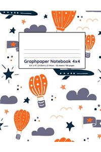 Graphpaper Notebook 4x4