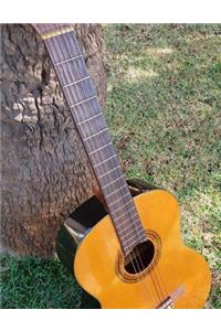 Tree & Guitar Blank Tab Sheet Music