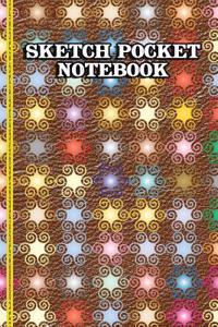 Sketch Pocket Notebook: Practice Drawing, Paint, Write, Doodle, 6 X 9 Blank Pages: Notes, Sketching Pad, Creative Diary and Journal with Numbered Pages