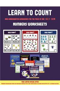 Numbers Worksheets (Learn to count for preschoolers)