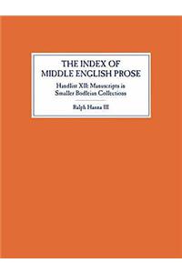 Index of Middle English Prose, Handlist XII