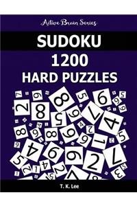 Sudoku 1200 Hard Puzzles: Keep Your Brain Active For Hours