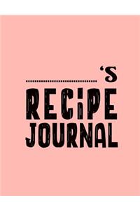 Recipe Journal