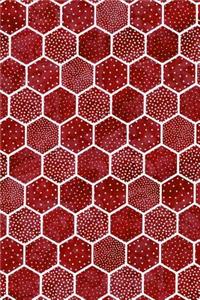 Journal Notebook Polka Dots and Hexagons Pattern 13
